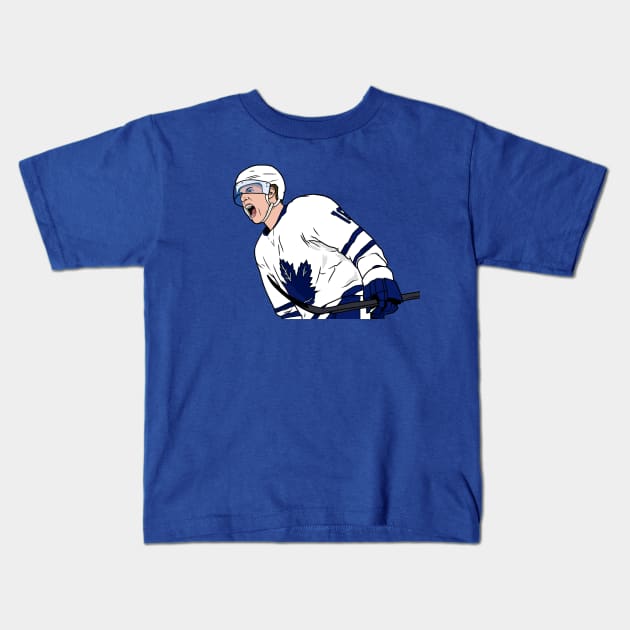 Mitch Marner Kids T-Shirt by Zozi Designs